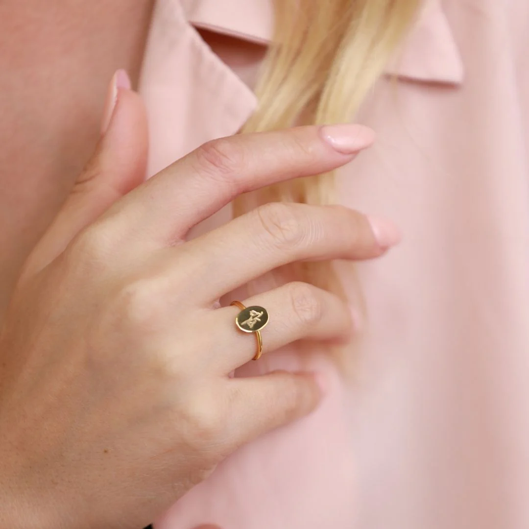 Birth Flower Ring - Image 7