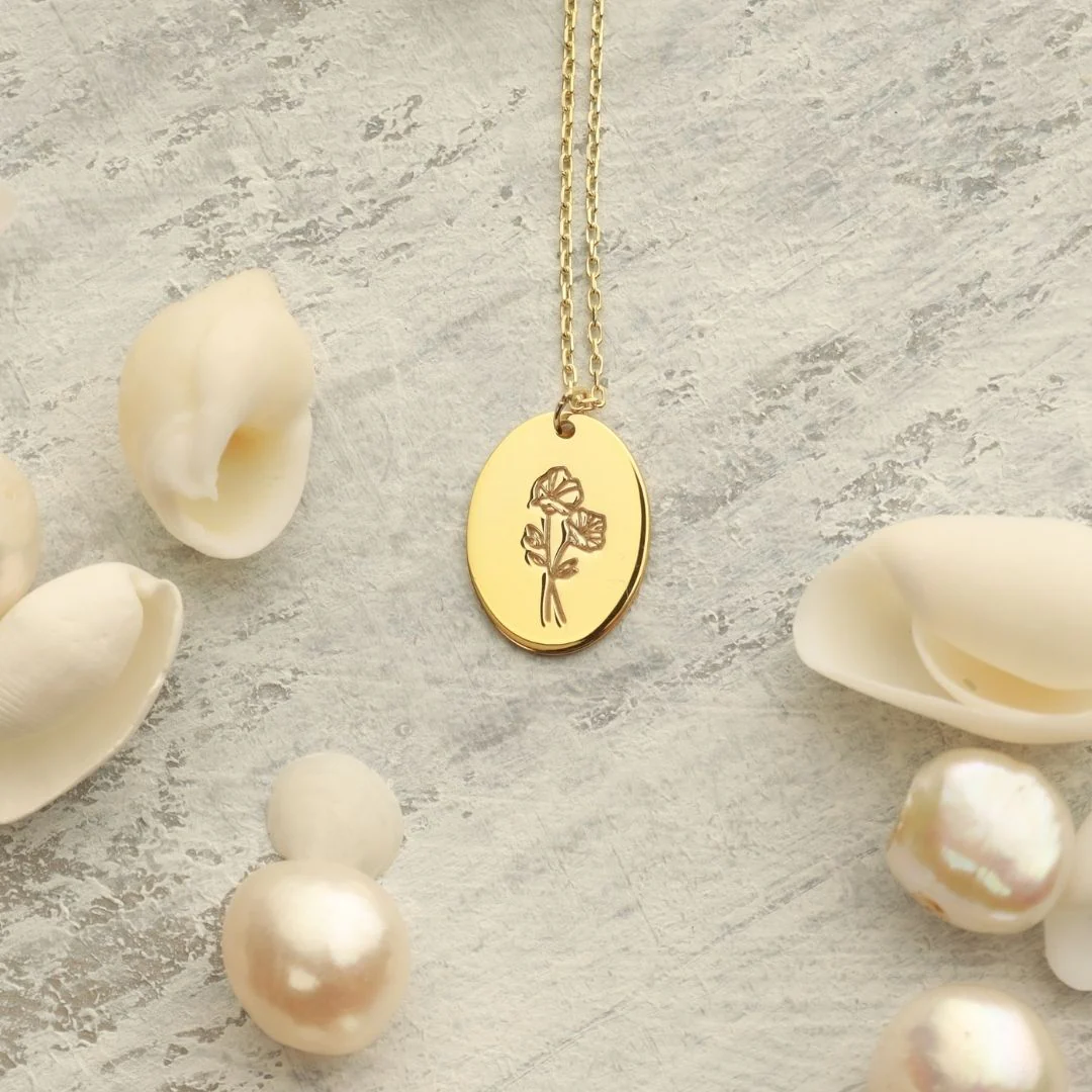 Birth Month Flower Necklace - Image 5
