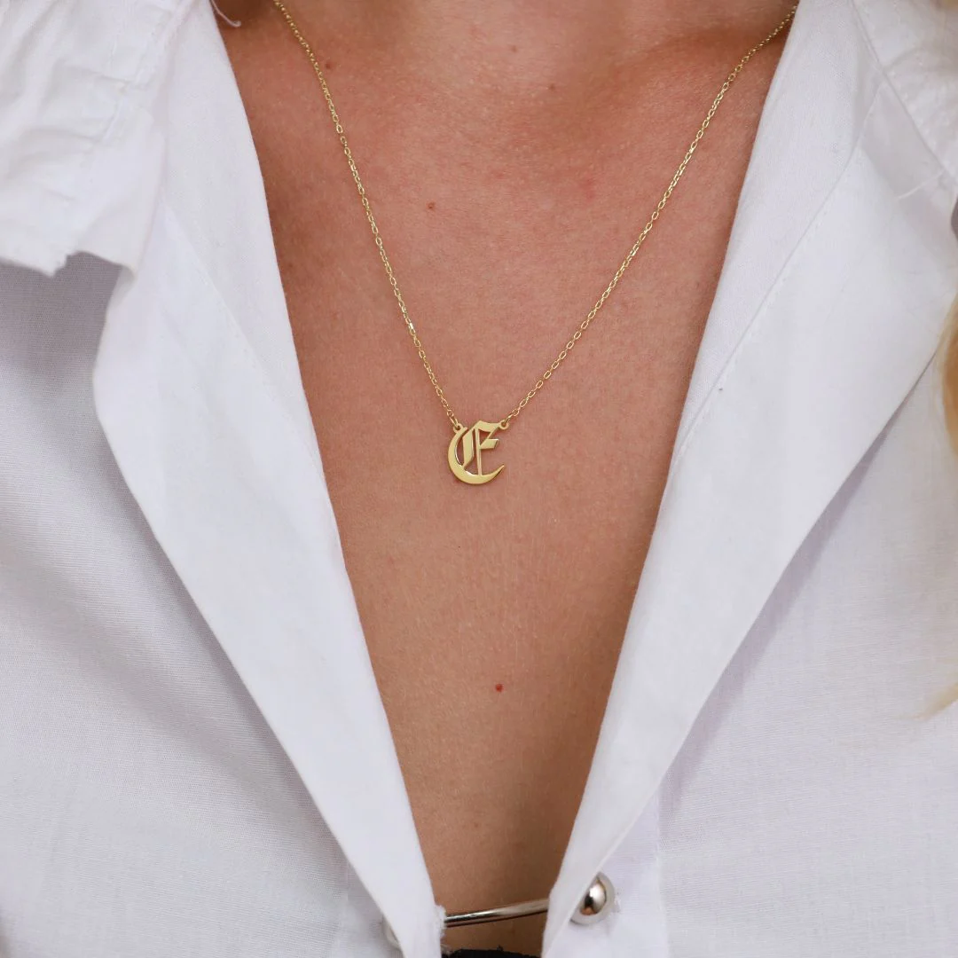 Custom Initial Necklace - Image 3