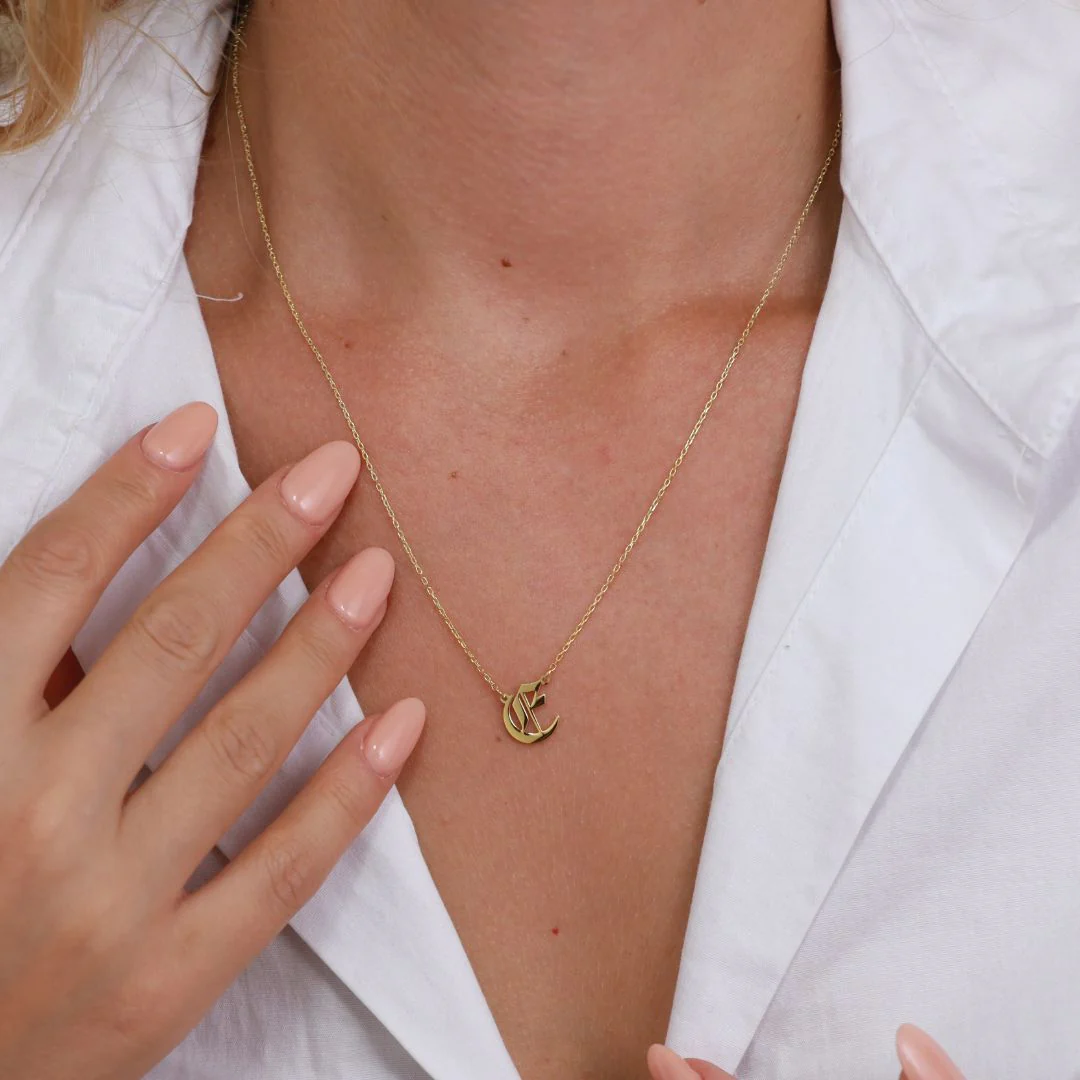 Custom Initial Necklace - Image 5