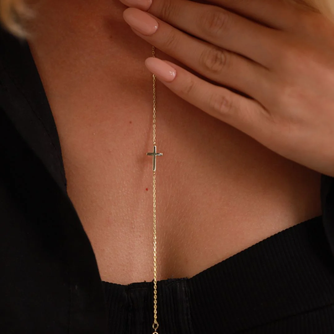 Dainty Cross Bracelet - Image 6