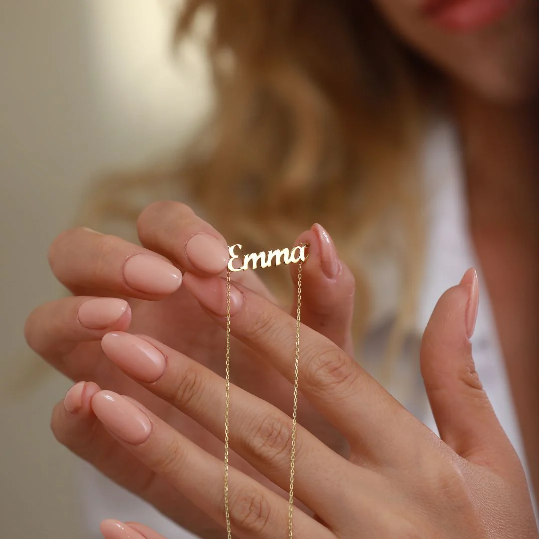 Dainty Name Necklace - Image 4