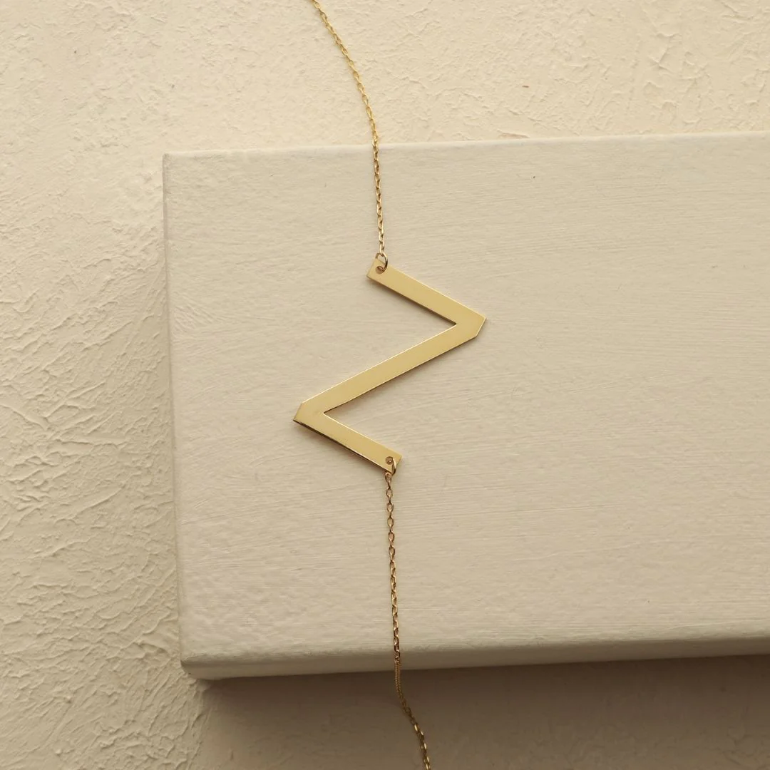 Large Initial Necklace - Image 6