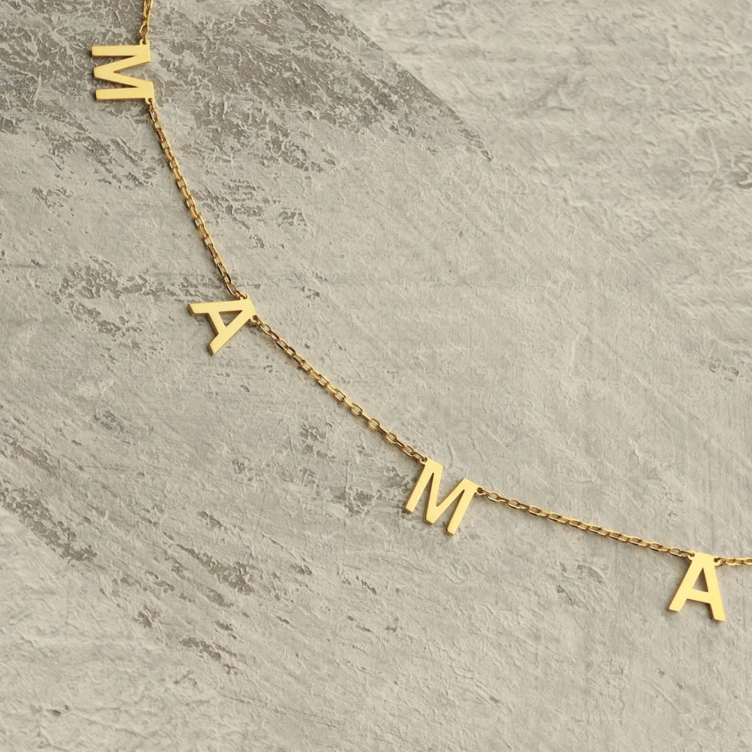 Mama Letter Necklace - Image 4
