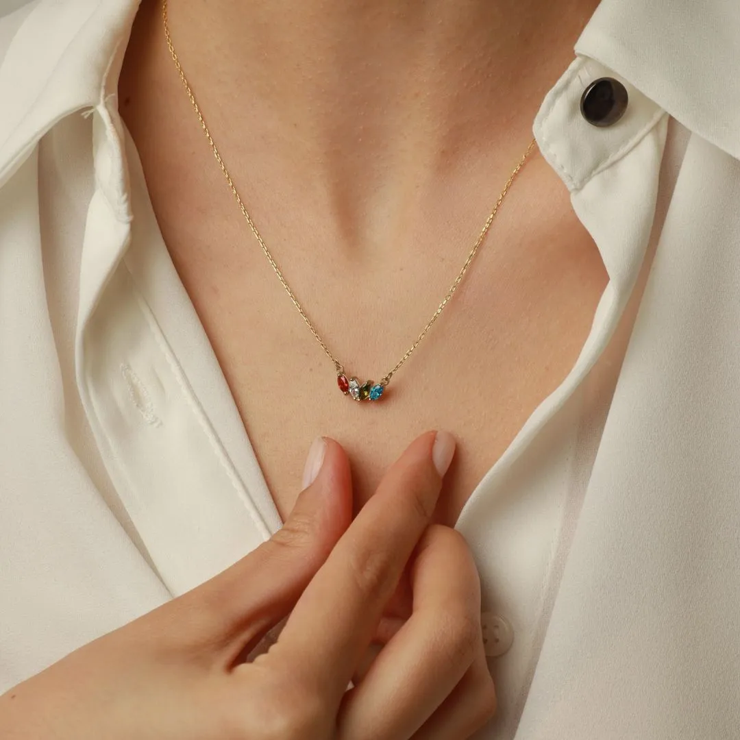 Mom's Birthstone Necklace - Image 7