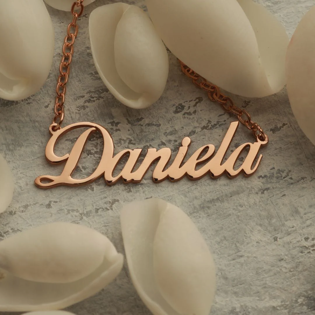Personalized Nameplate Necklace - Image 3